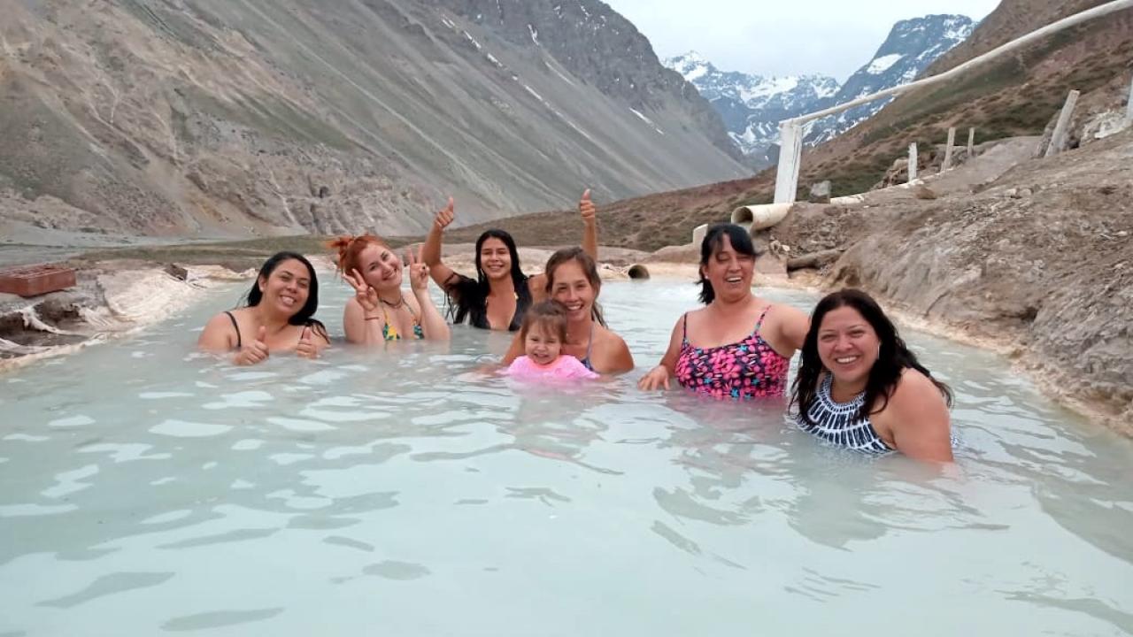 Bienestar y relax total en plena Cordillera de los Andes 